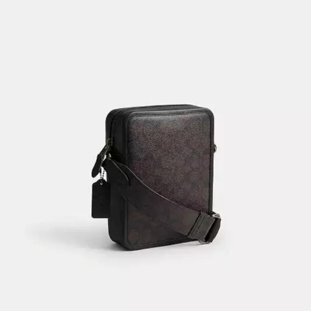 Coach Sullivan Crossbody Bag In Signature Canvas With Varsity Stripe